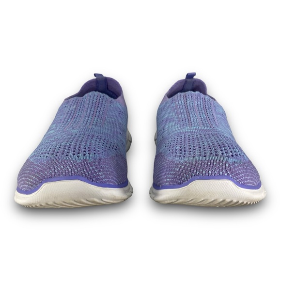 Skechers Empire Inside Look Sneakers 23451W Slip On Shoes Purple Blue Women 7W - Picture 5 of 9